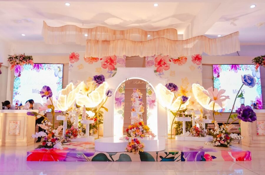Decoración de flores